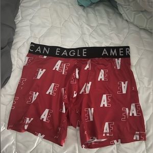 Red and white American Eagle Boxerbriefs
